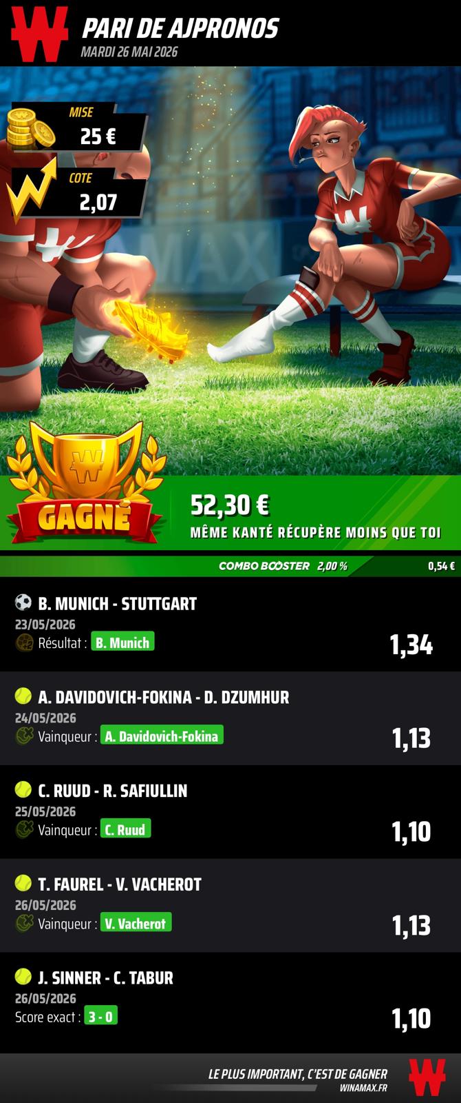 Prono du 31 mai