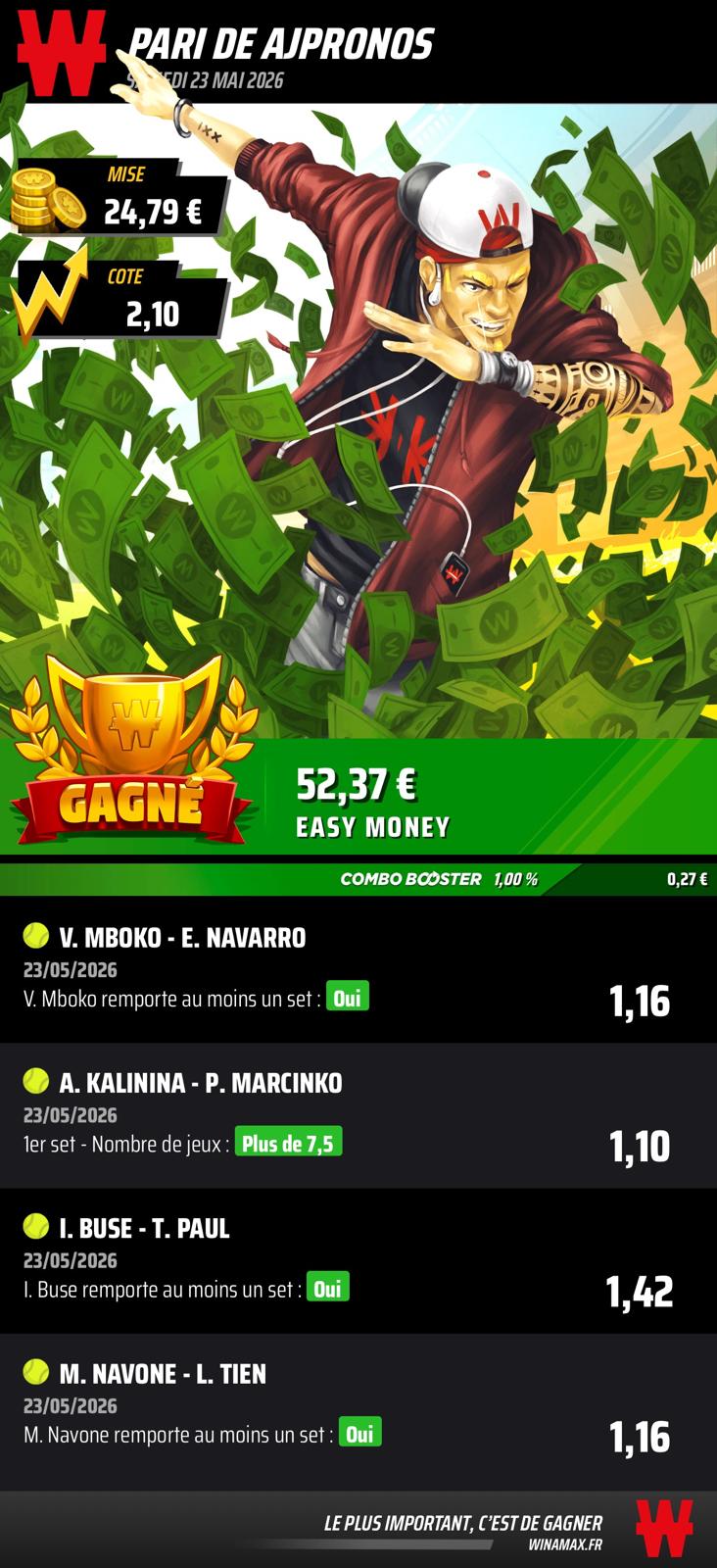 Prono du 30 mai