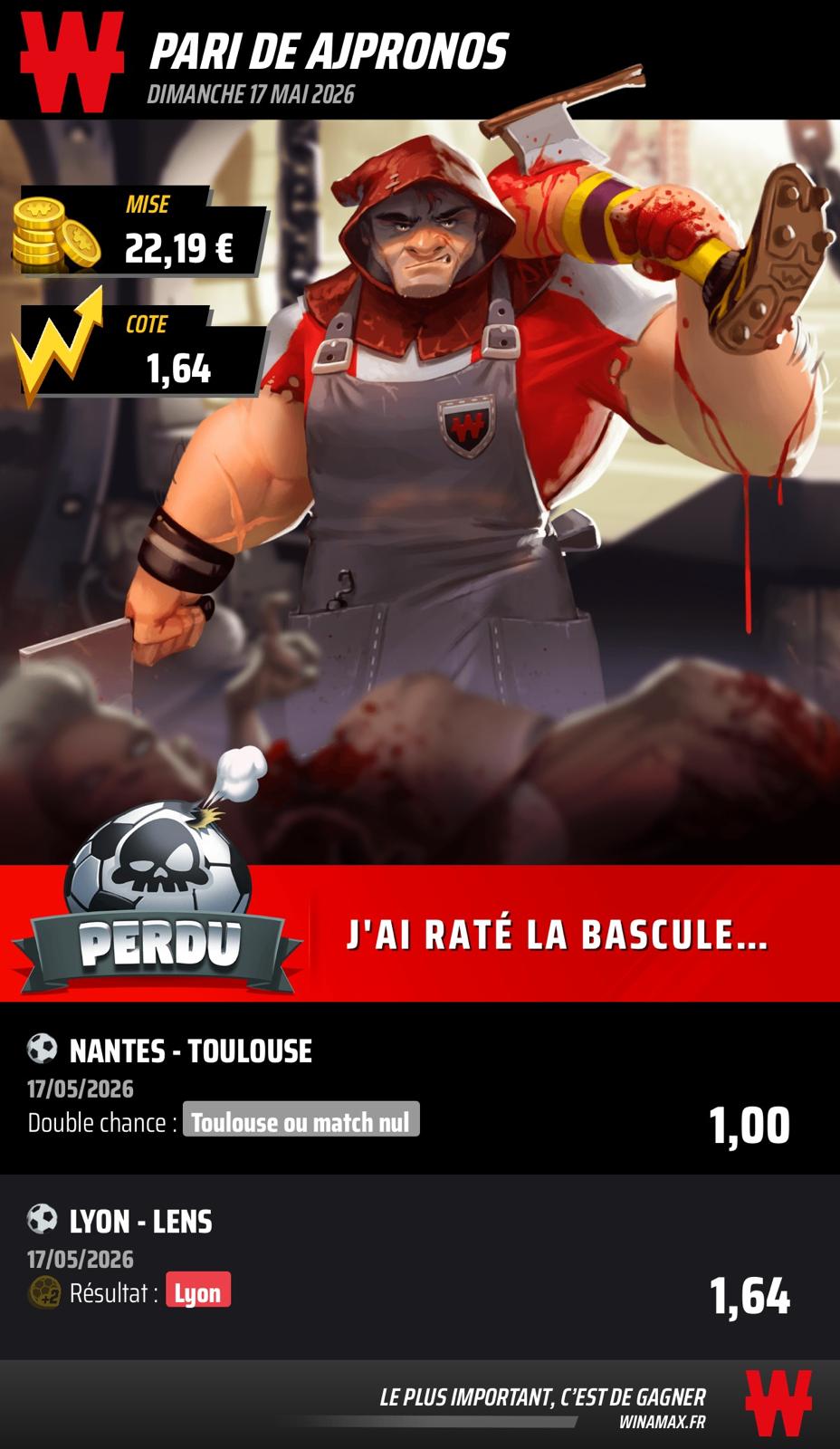 Prono du 12 mai